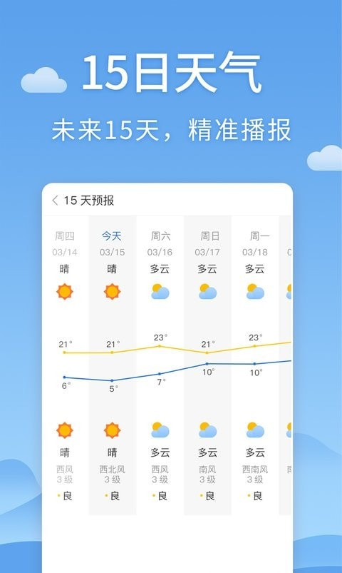 清新天气预报15天查询2